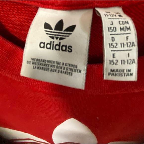 Adidas Crewneck Hoodie (Junior) - Picture 3 of 4